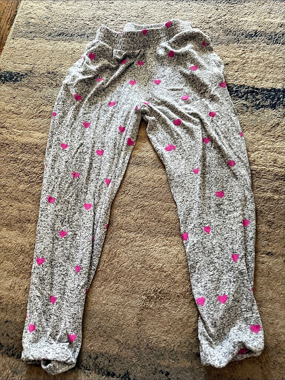 GAP Girls' Heart Print Lounge Pants Size Medium (8)
